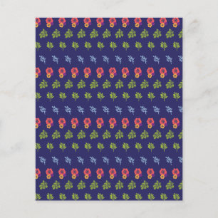 トロピカルハイビスカスグリーンパターンスクラップブック作り紙