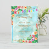 トロピカルハイビスカスサマーバースデーパーティー 招待状 (スタンド正面)