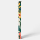 トロピカルハイビスカスサムスンS22ウルトラケース SAMSUNG GALAXYケース (左側面)