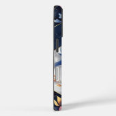 トロピカルハイビスカスネイビーiPhoneケース Case-Mate iPhoneケース (裏面 / 右)