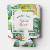 トロピカルハイビスカスハワイアンルアウ(ハワイ式宴会)ブライダル 缶クーラー (裏面)