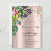 トロピカルハイビスカスバラ金ゴールドドリップスリタイア 招待状 (正面)