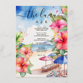 トロピカルハイビスカスビーチ先フラットメニュー メニュー