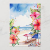 トロピカルハイビスカスビーチ先フラットメニュー メニュー (裏面)