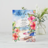 トロピカルハイビスカスビーチ先フラットメニュー メニュー (スタンド正面)