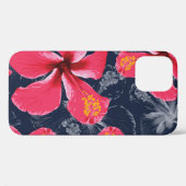 トロピカルハイビスカスフラワーズサマーデザイン Case-Mate iPhoneケース (裏面 (横))
