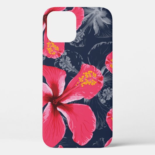 トロピカルハイビスカスフラワーズサマーデザイン Case-Mate iPhoneケース (裏面)