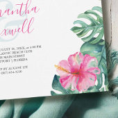 トロピカルハイビスカスフラワー婚約パーティ