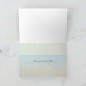 トロピカルハイビスカスフラワー海ありがとう サンキューカード (内部)