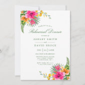 トロピカルハイビスカスフローラパームスリハーサルディナー 招待状 (正面)