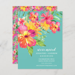 トロピカルハイビスカスフローラ移動発表 招待状
