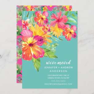 トロピカルハイビスカスフローラ移動発表 招待状