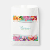 トロピカルハイビスカスブライダルシャワー フェイバーバッグ (正面)