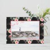 トロピカルハイビスカスブラックフォトセーブ セーブザデート (スタンド正面)