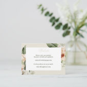 トロピカルハイビスカスボホパステルウェブサイト 名刺 (スタンド正面)