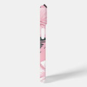 トロピカルハイビスカスモノグラムフリースブランケット Case-Mate iPhoneケース (裏面 / 右)