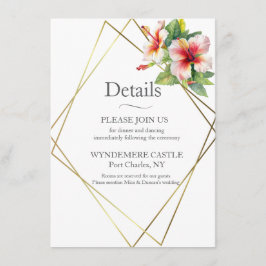 トロピカルハイビスカス エンクロージャーカード