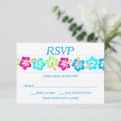 トロピカルハイビスカス – RSVPカード (スタンド正面)