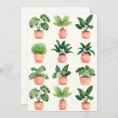 トロピカルハウスプランツ シーズンカード (正面/裏面)