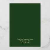 トロピカルハッピーエバーエロペ披露宴パーティー 箔招待状 (裏面)