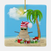 トロピカルハッピーホリデイズサンドマン セラミックオーナメント (裏面)
