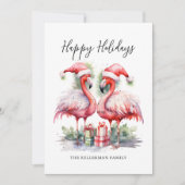 トロピカルハッピーホリデーズクリスマス シーズンカード (正面)