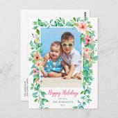 トロピカルハッピーホリデーズ1 – フォトフローラ ポストカード (正面/裏面)