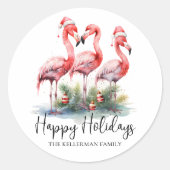 トロピカルハッピーホリデー ラウンドシール (正面)