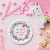 トロピカルハッピーマザーズデイフレーム紙プレート ペーパープレート (パーティー)