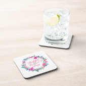 トロピカルハッピーマザーズデイフローラフレームコースター コースター (右側)