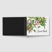 トロピカルハミングバードオーキッドフラワーゲストブック ゲストブック (全面)