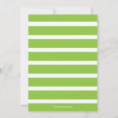 トロピカルハモダンイビスカスフラワーズブライダルシャワー 招待状 (裏面)