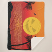 トロピカルハロウィーン シェルパブランケット (正面)