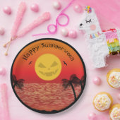 トロピカルハロウィーン ペーパープレート (パーティー)