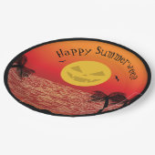 トロピカルハロウィーン ペーパープレート (アングル)