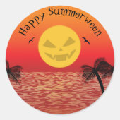 トロピカルハロウィーン ラウンドシール (正面)