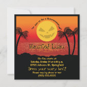 トロピカルハロウィーン 招待状 (正面)