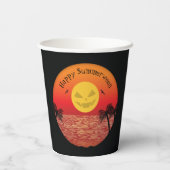 トロピカルハロウィーン 紙コップ (裏面)