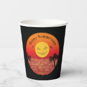 トロピカルハロウィーン 紙コップ (正面)