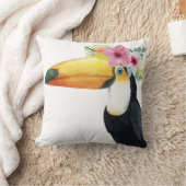 トロピカルハロー – トゥーカン クッション (ブランケット)