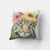 トロピカルハロー | Sweet Cheetah クッション (裏面)