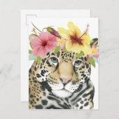 トロピカルハロー | Sweet Cheetah ポストカード (正面/裏面)