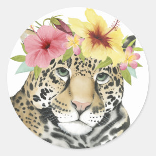 トロピカルハロー Sweet Cheetah ラウンドシール