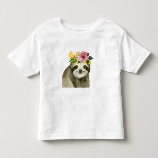 トロピカルハロー | Sweet Sloth トドラーTシャツ (正面)