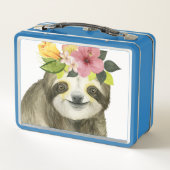 トロピカルハロー | Sweet Sloth メタルランチボックス (裏面)