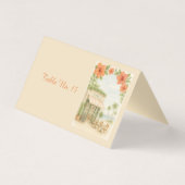 トロピカルハワイの目的地のウェディングテーブル番号 (裏面)