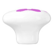 トロピカルハワイの花のドアと引き出しの引き出しノブ セラミックノブ (側面)