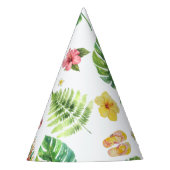 トロピカルハワイアロハバースデーパーティー パーティーハット (正面)