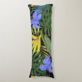 トロピカルハワイアロハフラワーグラフィック ボディピロー (正面縦)