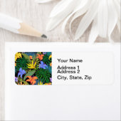 トロピカルハワイアロハフラワーグラフィック ラベル (インサイチュ)